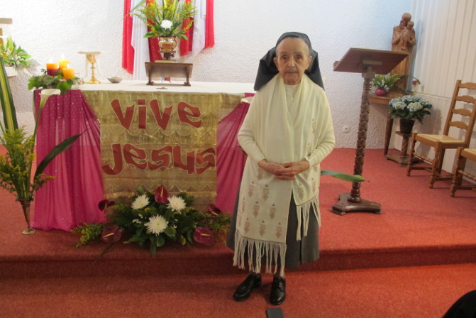 Sr Marie Céline 1er mai 2014