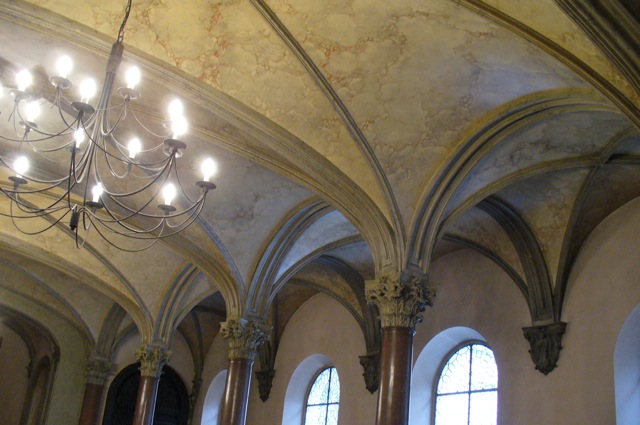 Plafond de la chapelle