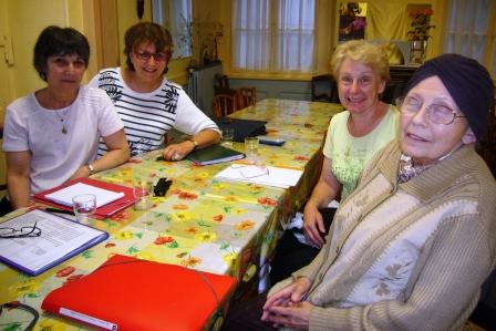 Martine, Marie-Françoise, Nicole et Paulette