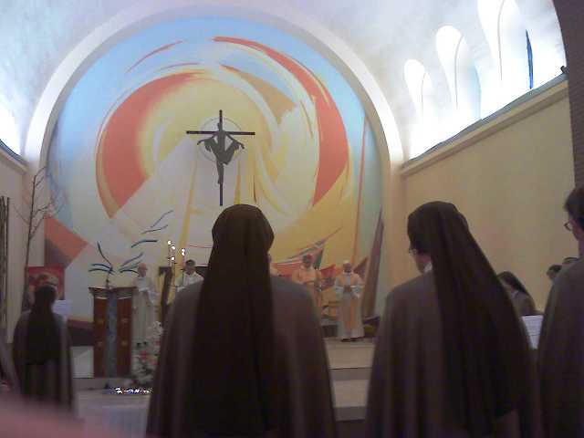 fresque du monastère de la Visitation de Luçon